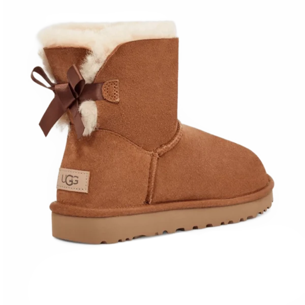 ⁦UGG Mini Bailey Bow II Chestnut⁩ – תמונה ⁦3⁩