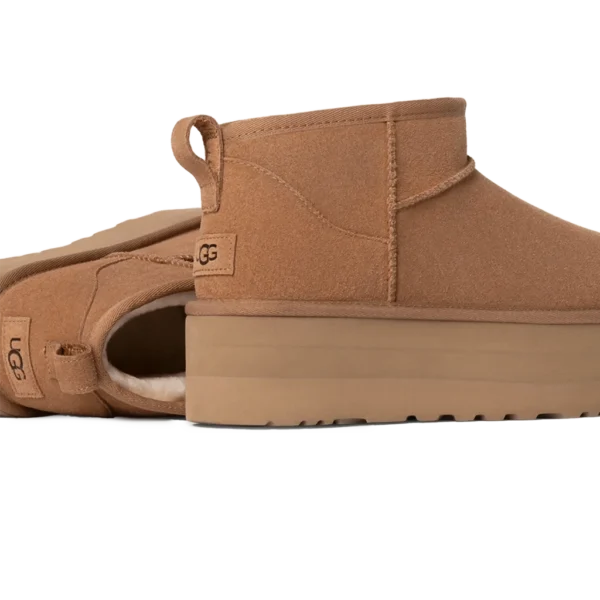 ⁦UGG Classic Ultra Mini Platform Chestnut⁩ – תמונה ⁦3⁩