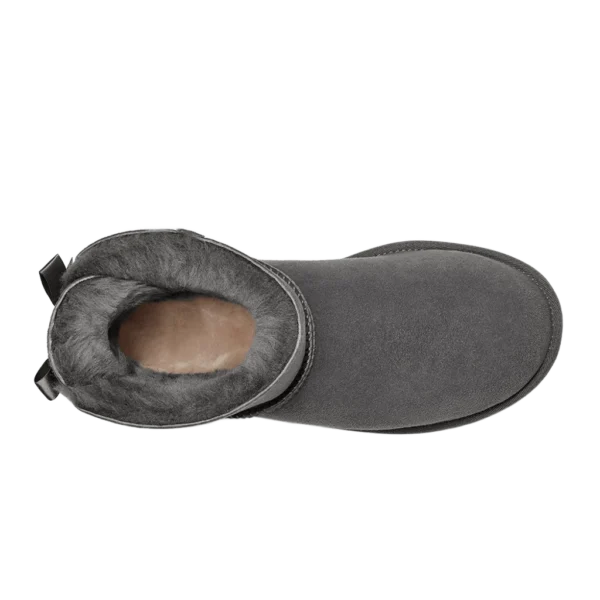 ⁦UGG Mini Bailey Bow II Grey⁩ – תמונה ⁦4⁩