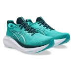 ⁦ASICS GEL-Nimbus 27 Wave Teal Saxon Green⁩ – תמונה ⁦2⁩