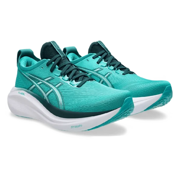 ⁦ASICS GEL-Nimbus 27 Wave Teal Saxon Green⁩ – תמונה ⁦2⁩