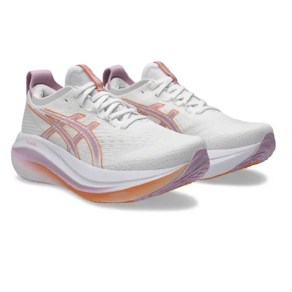 ⁦ASICS GEL-Nimbus 27 White Light Ube⁩ – תמונה ⁦2⁩