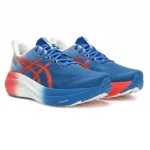 ⁦ASICS GEL-Nimbus 27 Azul Vermelho Branco⁩ – תמונה ⁦2⁩