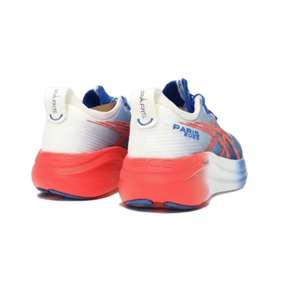⁦ASICS GEL-Nimbus 27 Azul Vermelho Branco⁩ – תמונה ⁦3⁩