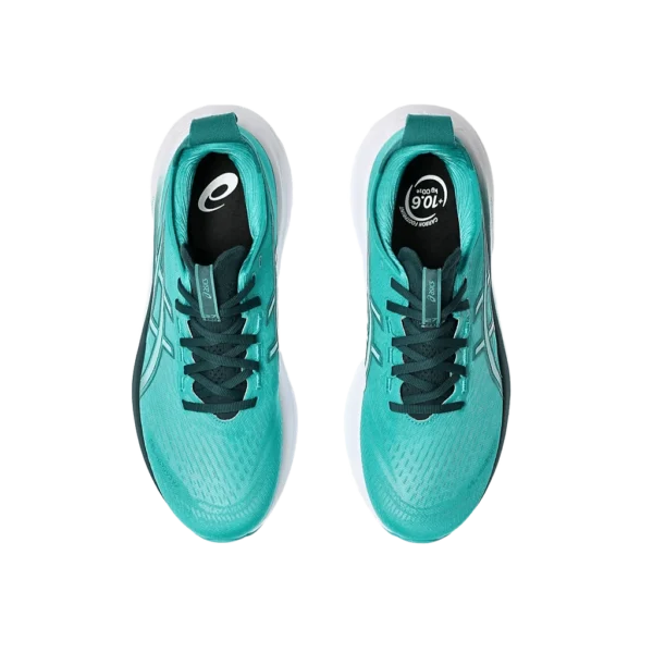 ⁦ASICS GEL-Nimbus 27 Wave Teal Saxon Green⁩ – תמונה ⁦4⁩