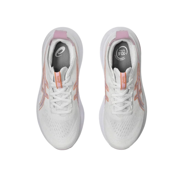 ⁦ASICS GEL-Nimbus 27 White Light Ube⁩ – תמונה ⁦4⁩