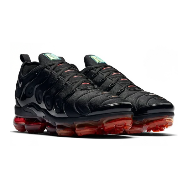 ⁦Nike Air VaporMax Plus Black Light Smoke Grey Magma Orange⁩ – תמונה ⁦2⁩