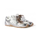 ⁦New Balance x Miu Miu 530 SL Leather Sneakers Metallic Silver⁩ – תמונה ⁦2⁩