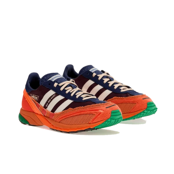 ⁦Adidas SL 72 x Bad Bunny Maroon Chalk White Semi Solar Red⁩ – תמונה ⁦2⁩