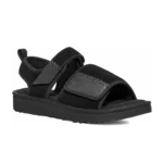 ⁦UGG Double Layer Cowhide Slide Black⁩ – תמונה ⁦2⁩