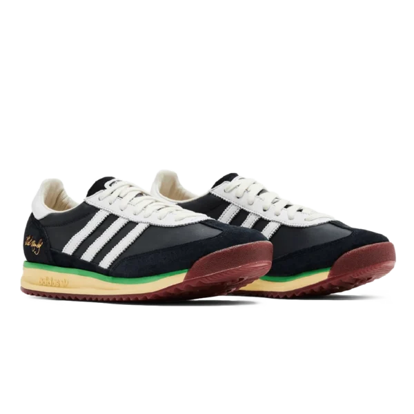 ⁦Adidas SL 72 RS Bob Marley Core Black Cloud White⁩ – תמונה ⁦2⁩