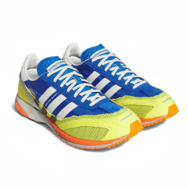 ⁦Adidas SL 72 x Bad Bunny Adizero  Blue White Yellow⁩ – תמונה ⁦2⁩