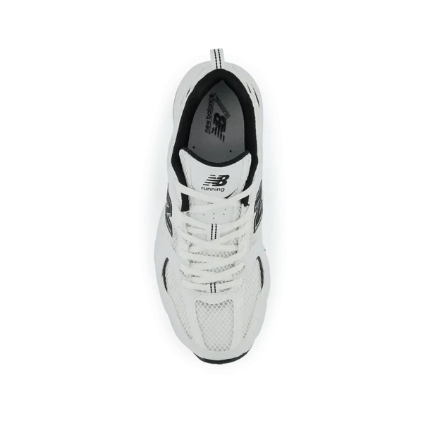 ⁦New Balance 530 White Black⁩ – תמונה ⁦3⁩
