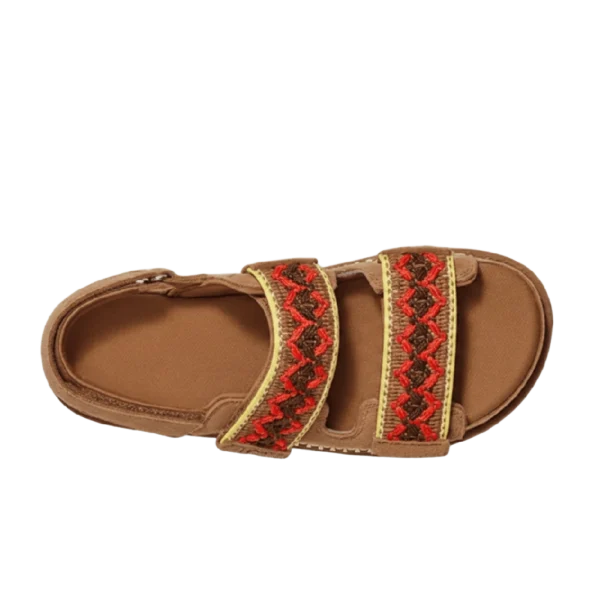 ⁦UGG Goldenstar Heritage Braid Olive Chestnut⁩ – תמונה ⁦3⁩