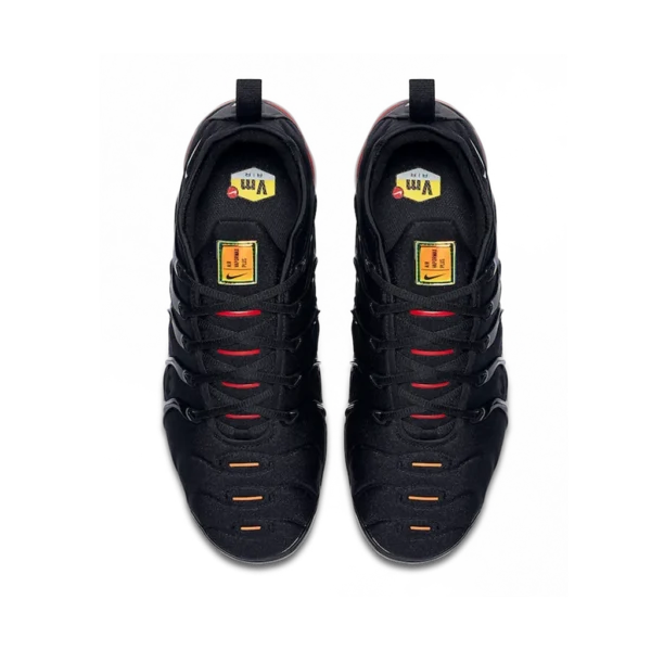 ⁦Nike Air VaporMax Plus Black Light Smoke Grey Magma Orange⁩ – תמונה ⁦4⁩
