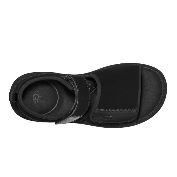 ⁦UGG Double Layer Cowhide Slide Black⁩ – תמונה ⁦4⁩