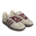 ⁦Adidas Samba OG Wonder White Maroon Putty Grey⁩ – תמונה ⁦2⁩