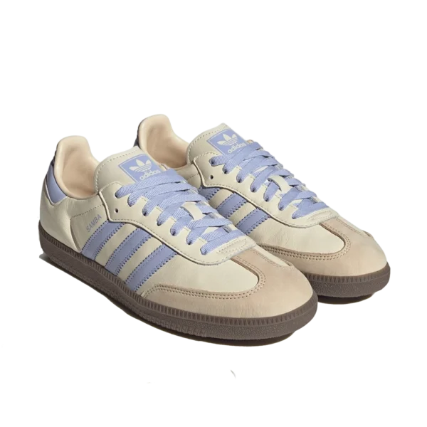 ⁦Adidas Samba OG Cream White Violet Tone Sand Strata⁩ – תמונה ⁦2⁩
