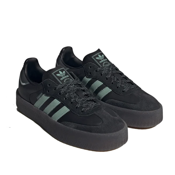 ⁦Adidas Sambae Core Black Hazy Green Carbon⁩ – תמונה ⁦2⁩