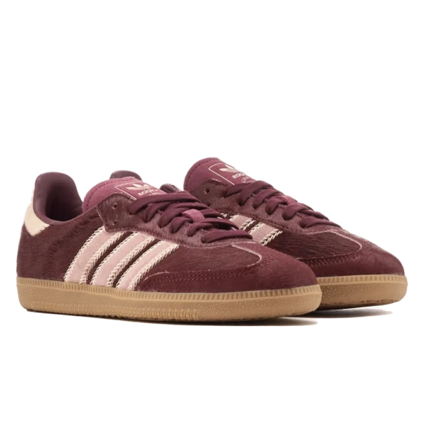 ⁦Adidas Samba OG Sand Strata Maroon Warm Clay⁩ – תמונה ⁦2⁩