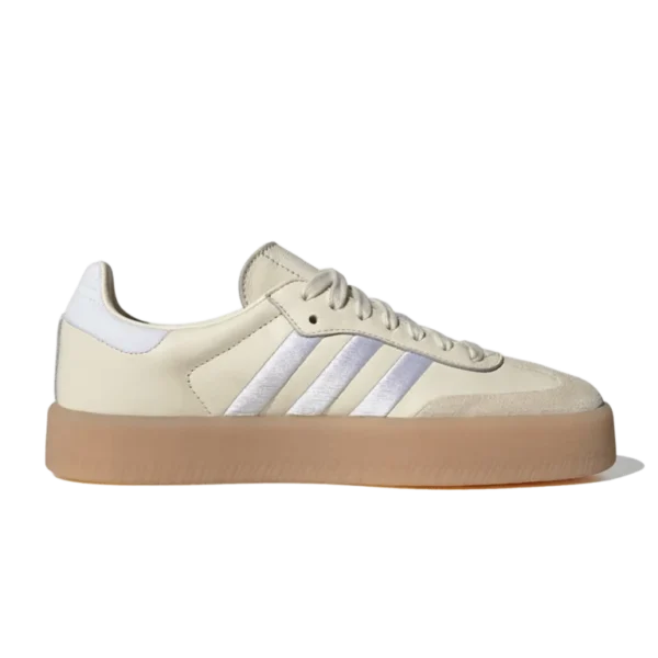 ⁦Adidas Samba Wonder White Cloud White Silver Metallic⁩ – תמונה ⁦2⁩