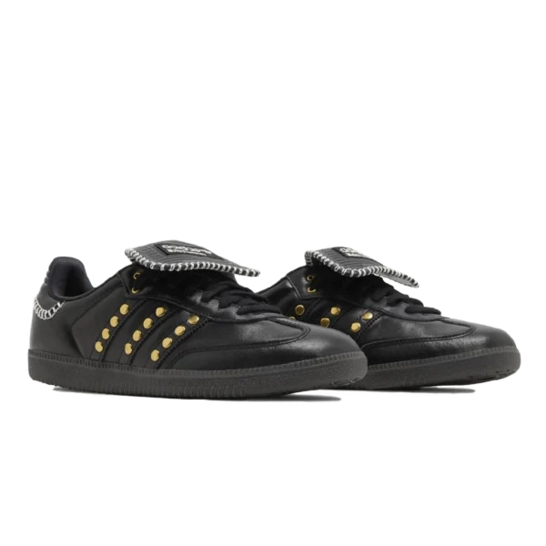 ⁦Adidas Samba x Wales Bonner Studded Black⁩ – תמונה ⁦2⁩