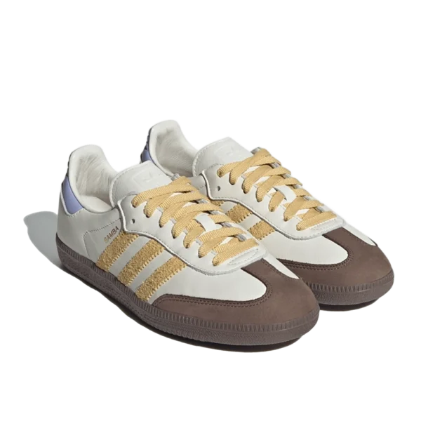 ⁦Adidas Samba OG Brown White Yellow⁩ – תמונה ⁦2⁩