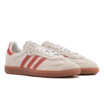 ⁦Adidas Samba OG Crystal White Preloved Red Gum⁩ – תמונה ⁦2⁩