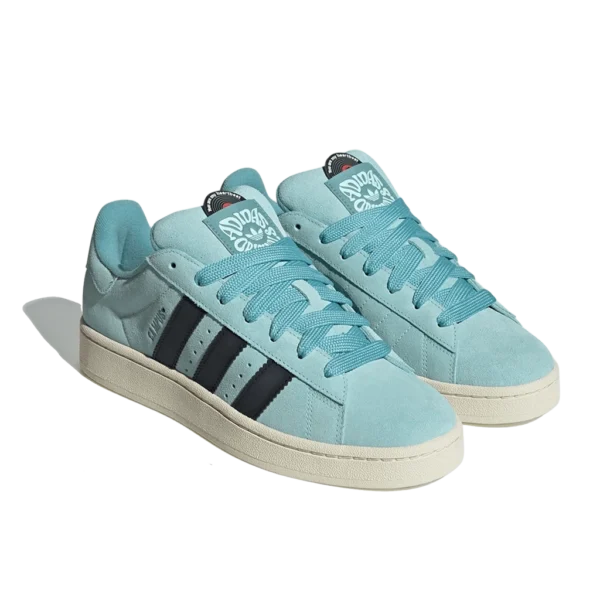 ⁦Adidas Campus 00s Semi Flash Aqua Core Black Cream White⁩ – תמונה ⁦2⁩