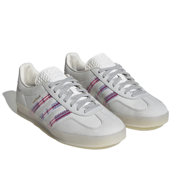 ⁦Adidas Gazelle Core White Chalk White⁩ – תמונה ⁦2⁩