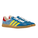 ⁦Adidas Gazelle x Gucci Light Blue Suede⁩ – תמונה ⁦2⁩