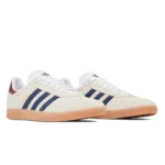 ⁦Adidas Gazelle Off White Dark Blue Collegiate Burgundy⁩ – תמונה ⁦2⁩
