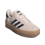 ⁦Adidas Gazelle Bold Wonder Quartz Core Black Core Black⁩ – תמונה ⁦2⁩