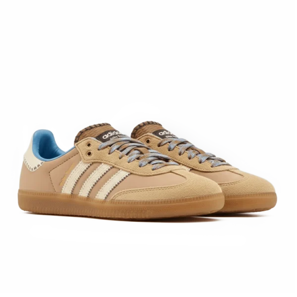 ⁦Adidas Samba x Wales Bonner Desert White Ash Blue⁩ – תמונה ⁦2⁩