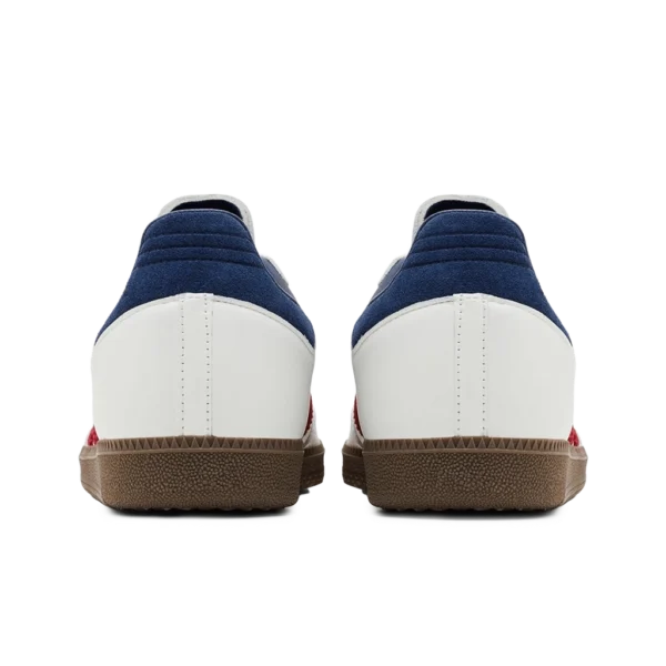 ⁦Adidas Samba OG Core White Team Victory Red Night Indigo⁩ – תמונה ⁦3⁩