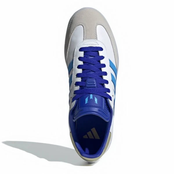 ⁦Adidas Messi Samba Cloud White Lucid Blue Blue Blast⁩ – תמונה ⁦3⁩