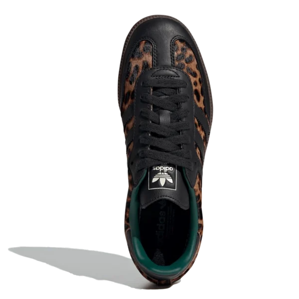 ⁦Adidas Samba OG Core Black Collegiate Green Cream White⁩ – תמונה ⁦3⁩