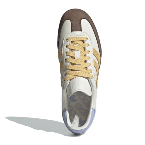 ⁦Adidas Samba OG Brown White Yellow⁩ – תמונה ⁦3⁩