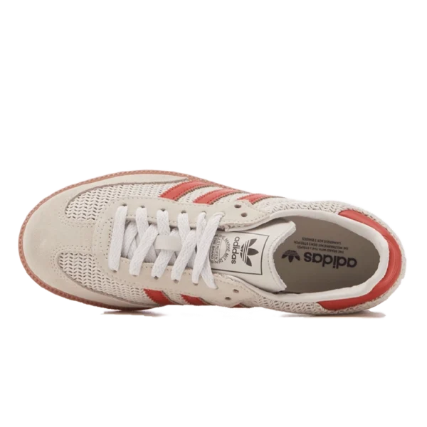 ⁦Adidas Samba OG Crystal White Preloved Red Gum⁩ – תמונה ⁦3⁩