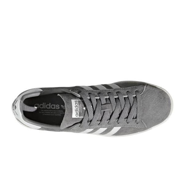 ⁦Adidas Campus Grey Three Ftwr White Chalk White⁩ – תמונה ⁦3⁩