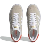⁦Adidas Gazelle Bold Wonder Beige Cloud White Collegiate Orange⁩ – תמונה ⁦3⁩