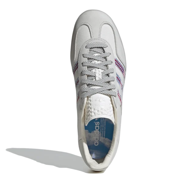 ⁦Adidas Gazelle Core White Chalk White⁩ – תמונה ⁦3⁩