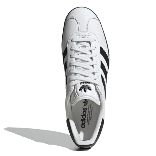 ⁦Adidas Gazelle Cloud WhiteCore Black Gold Metallic⁩ – תמונה ⁦3⁩