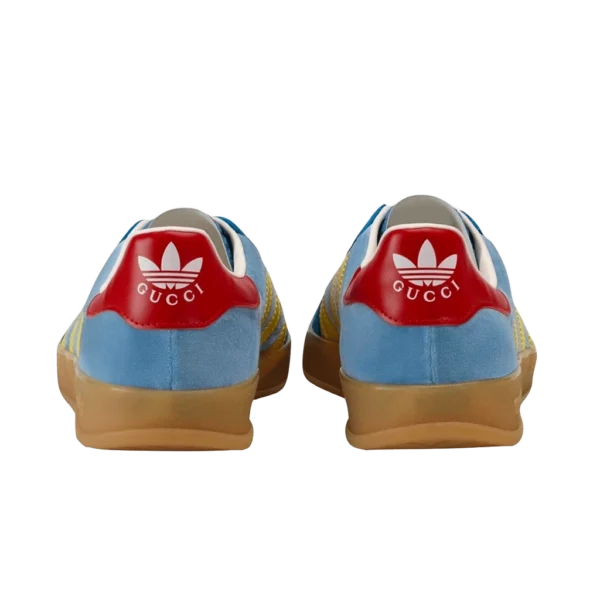 ⁦Adidas Gazelle x Gucci Light Blue Suede⁩ – תמונה ⁦3⁩