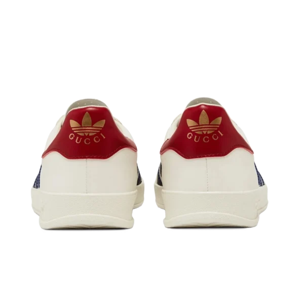 ⁦Adidas Gazelle x Gucci White Collegiate Royal Red⁩ – תמונה ⁦3⁩
