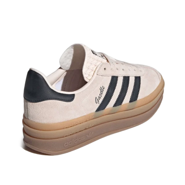 ⁦Adidas Gazelle Bold Wonder Quartz Core Black Core Black⁩ – תמונה ⁦3⁩