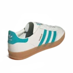 ⁦Adidas Gazelle Chalk White Turquoise Gum⁩ – תמונה ⁦3⁩