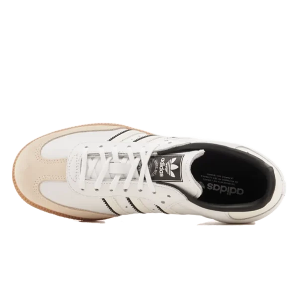 ⁦Adidas Samba OG Shoes Cloud White Off White Core Black⁩ – תמונה ⁦3⁩