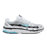 Nike P-6000 White Metallic Silver Black Dusty Cactus