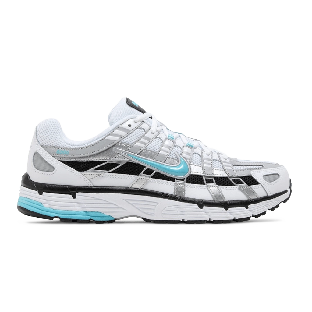 1 Nike P-6000 White Metallic Silver Black Dusty Cactus – תמונה 1